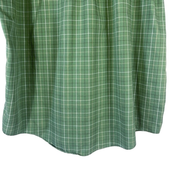 LL Bean Plaid Wrinkle Resistant Traditional Fit Short Sleeve Button Down Shirt L - Picture 8 of 14